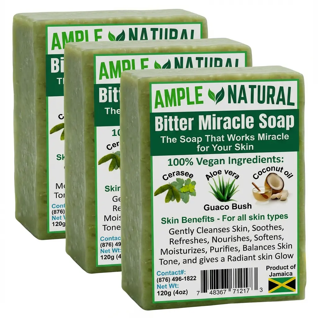 3 Pack Bitter Miracle Soap Bar