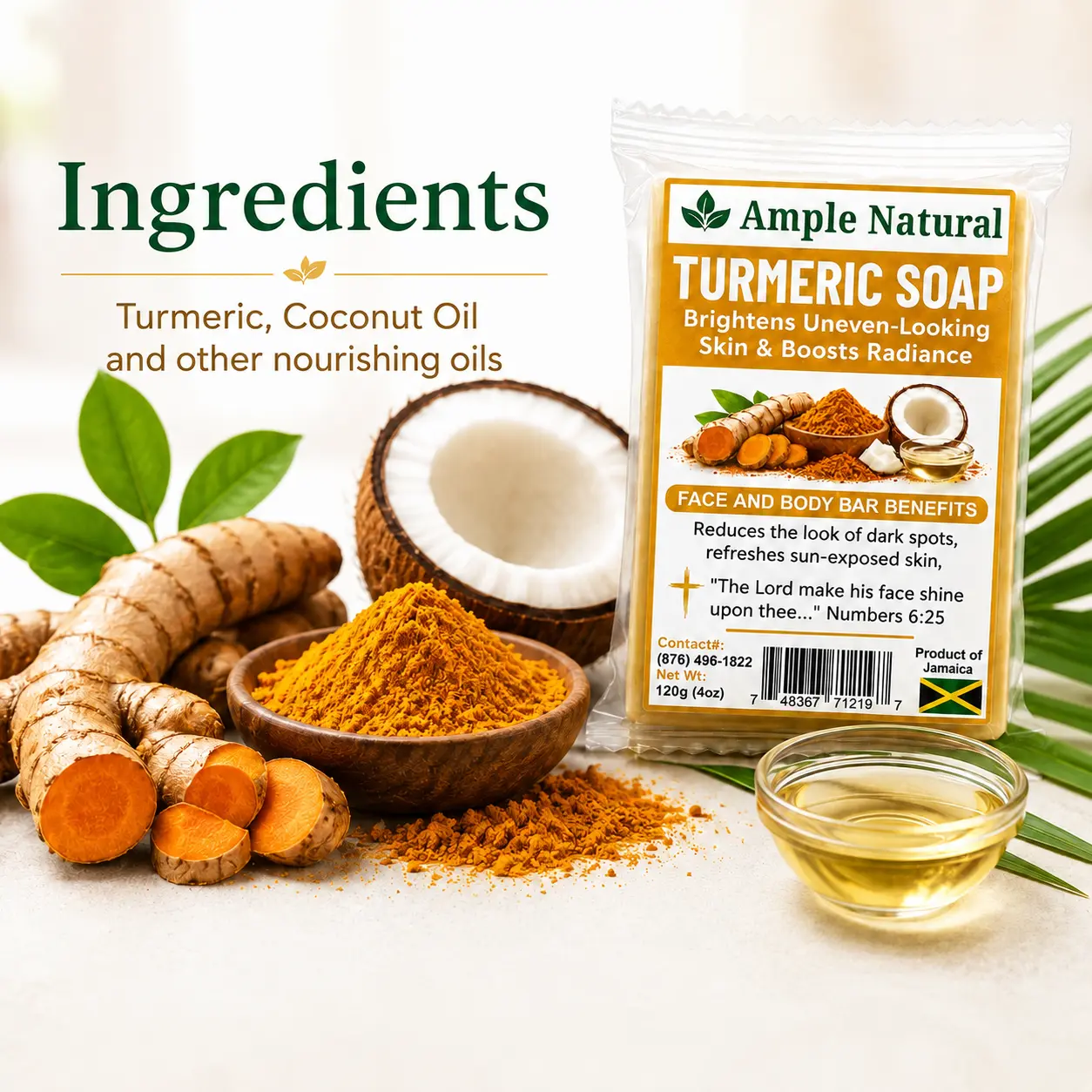 Ample-Natural-Turmeric-Soap-Ingredients
