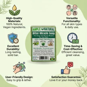 Bitter Miracle Soap Bar Extra Benefits