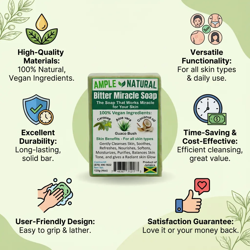 Bitter Miracle Soap Bar Extra Benefits