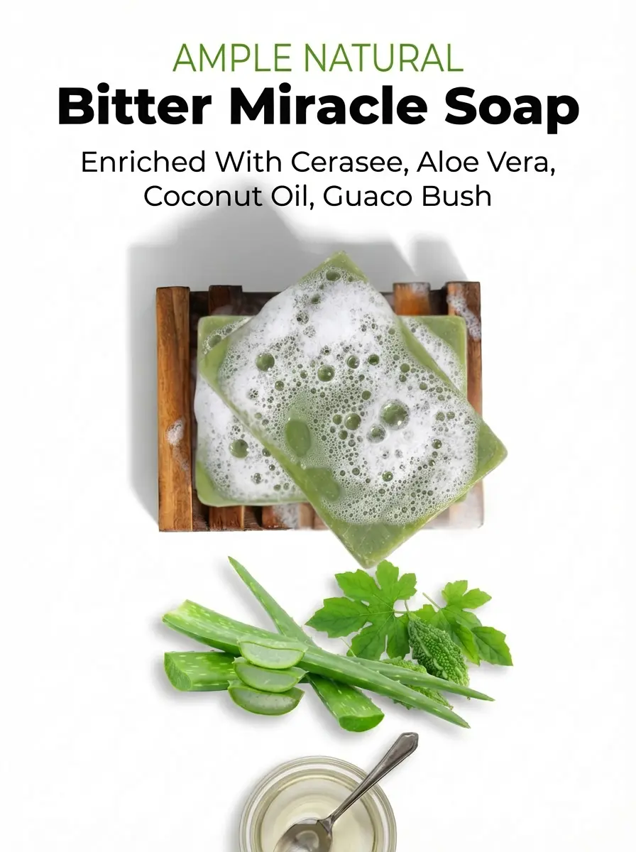 Bitter Miracle Soap Bar with Aloe Vera
