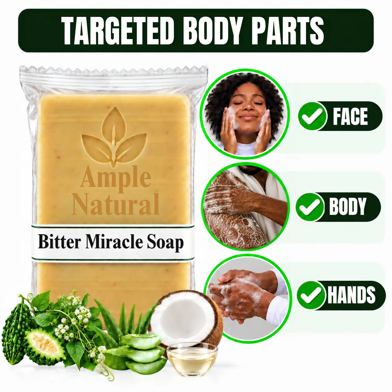Bitter Miracle Soap Body Parts Usage