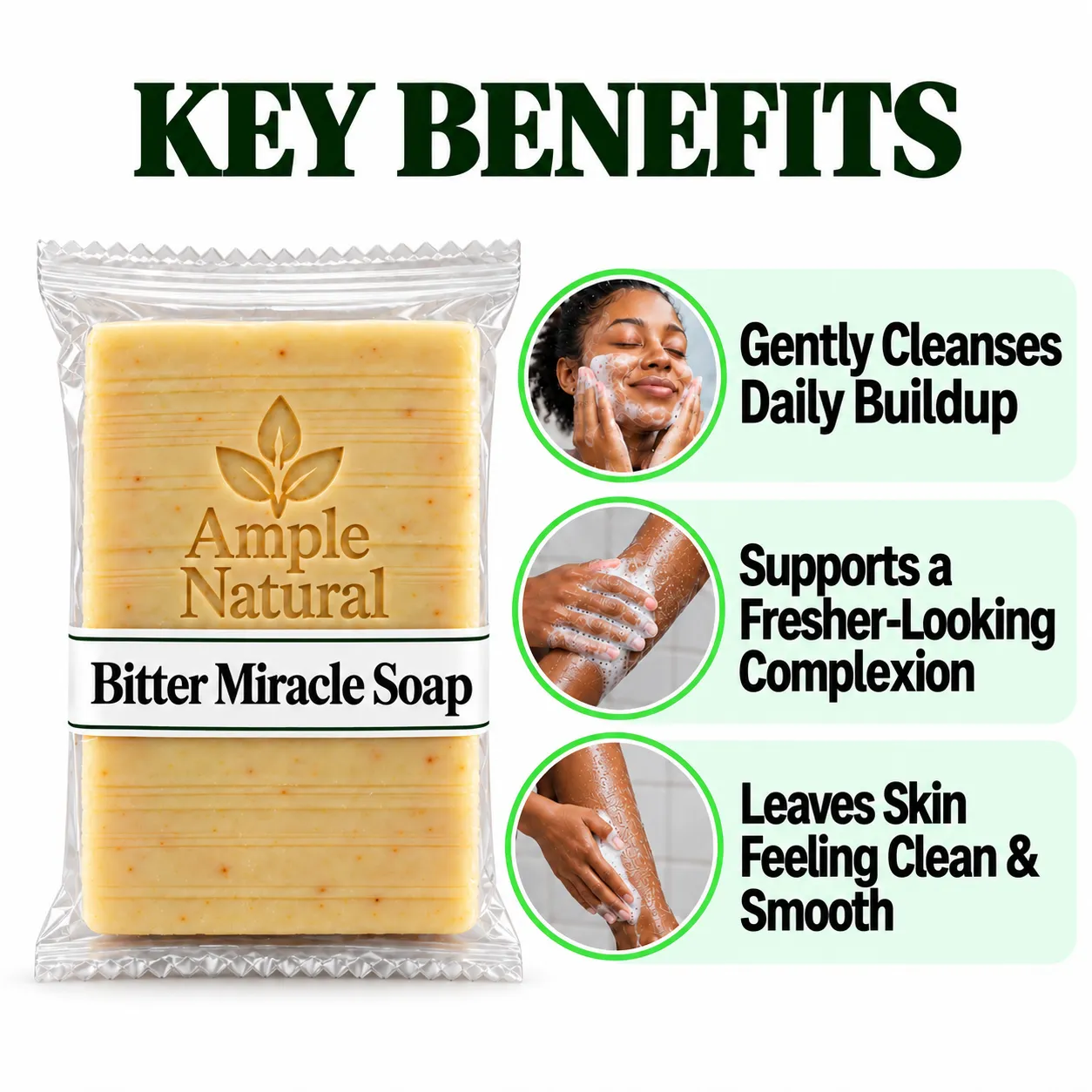 Bitter Miracle Soap Key Benefits