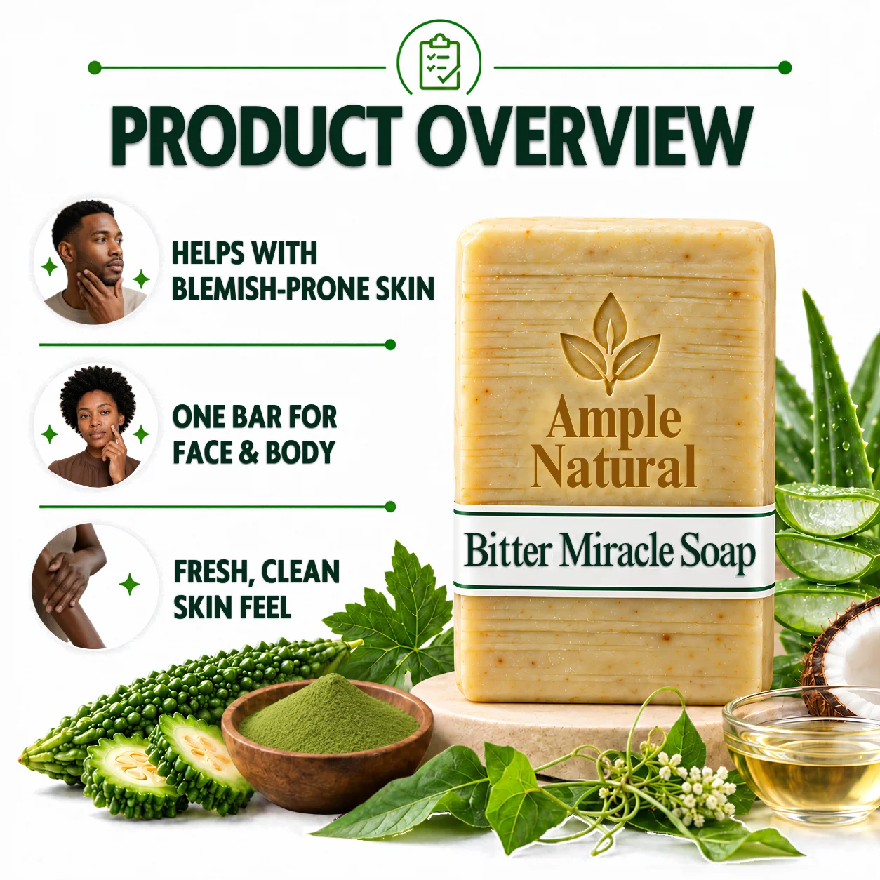 Bitter Miracle Soap Product Overview 