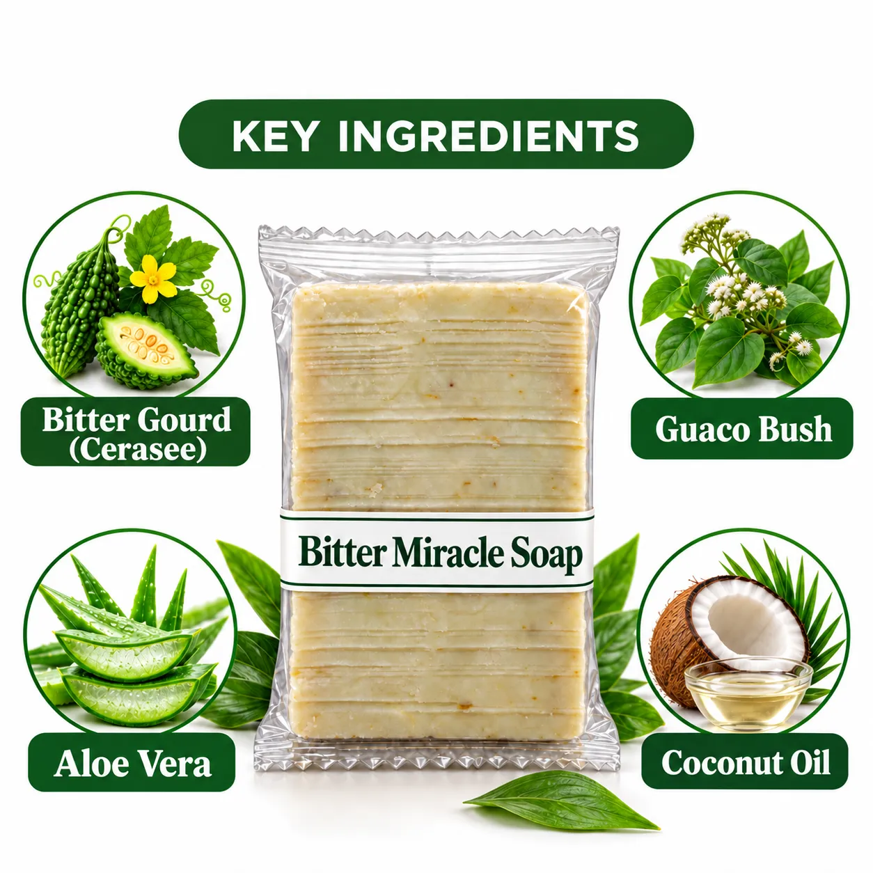 Key Ingredients Bitter Miracle Soap