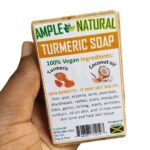 Turmeric Soap for Face & Body - Organic and Naturally Made in Jamaica 4oz Bar