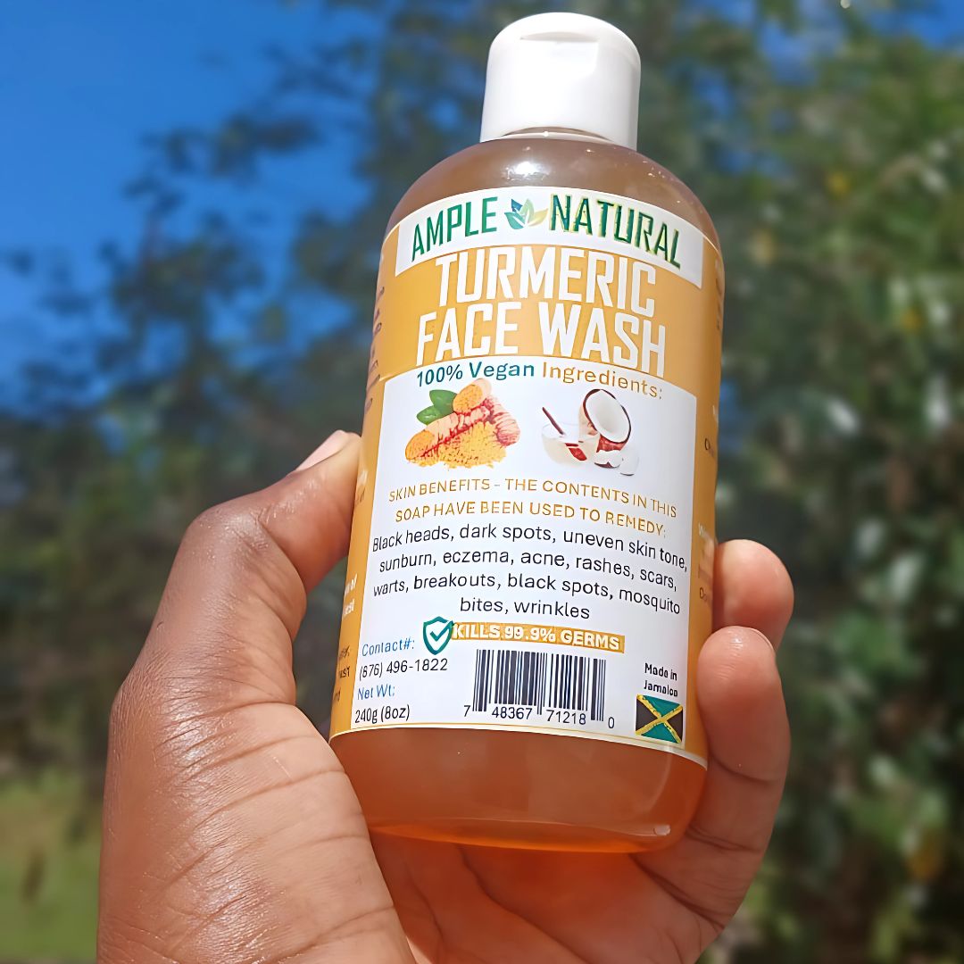 Turmeric Facial Cleanser made by Ample Natural 2