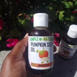Pumpkin Seed Oil for Face, Body and Hair - Organic and Naturally Made in Jamaica 4oz Oil