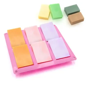 Ample natural silicone soap mold