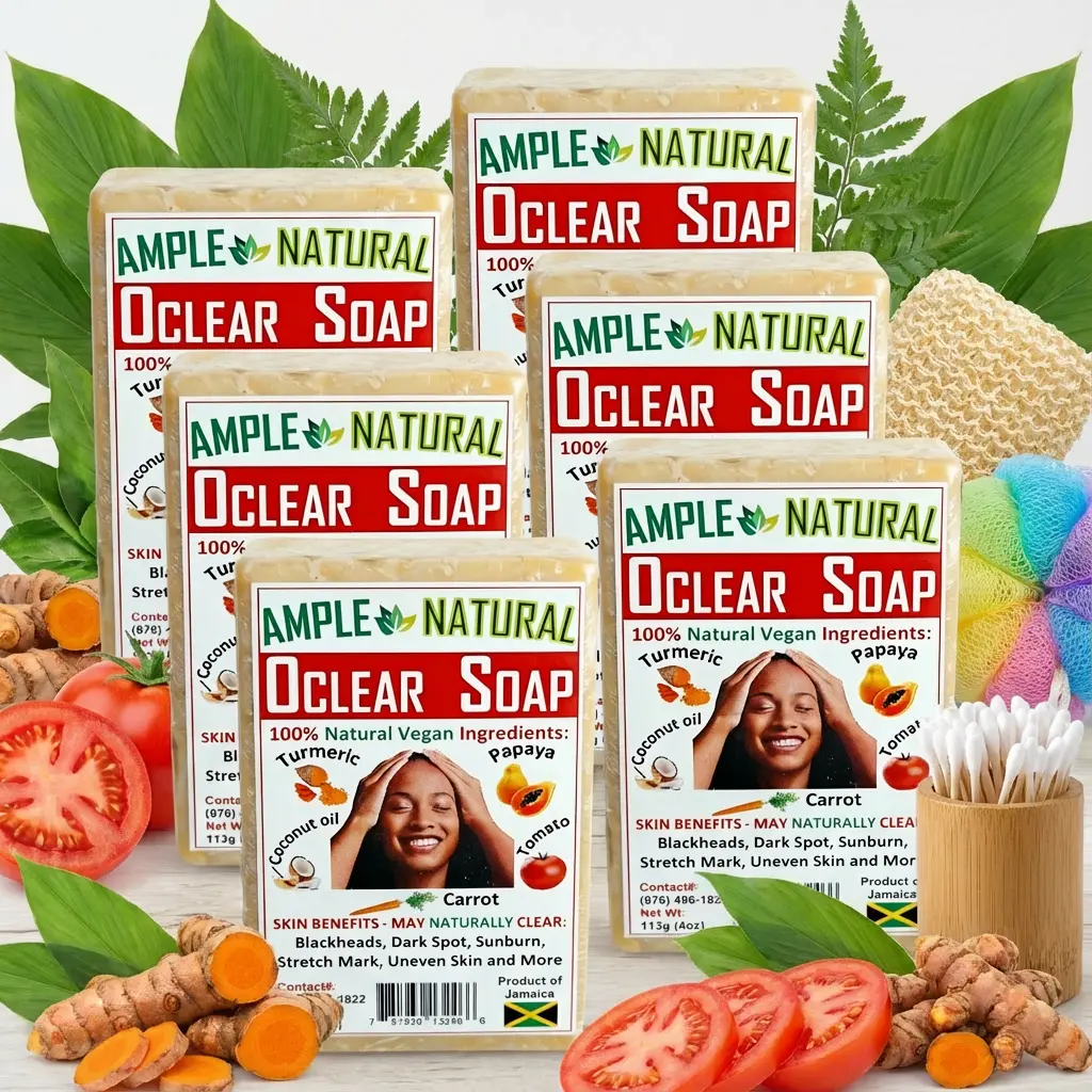 6 Pack Oclear Soap Bars