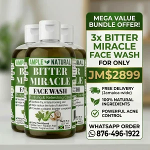 3 Pack Bitter Miracle Face Wash for JMD2899