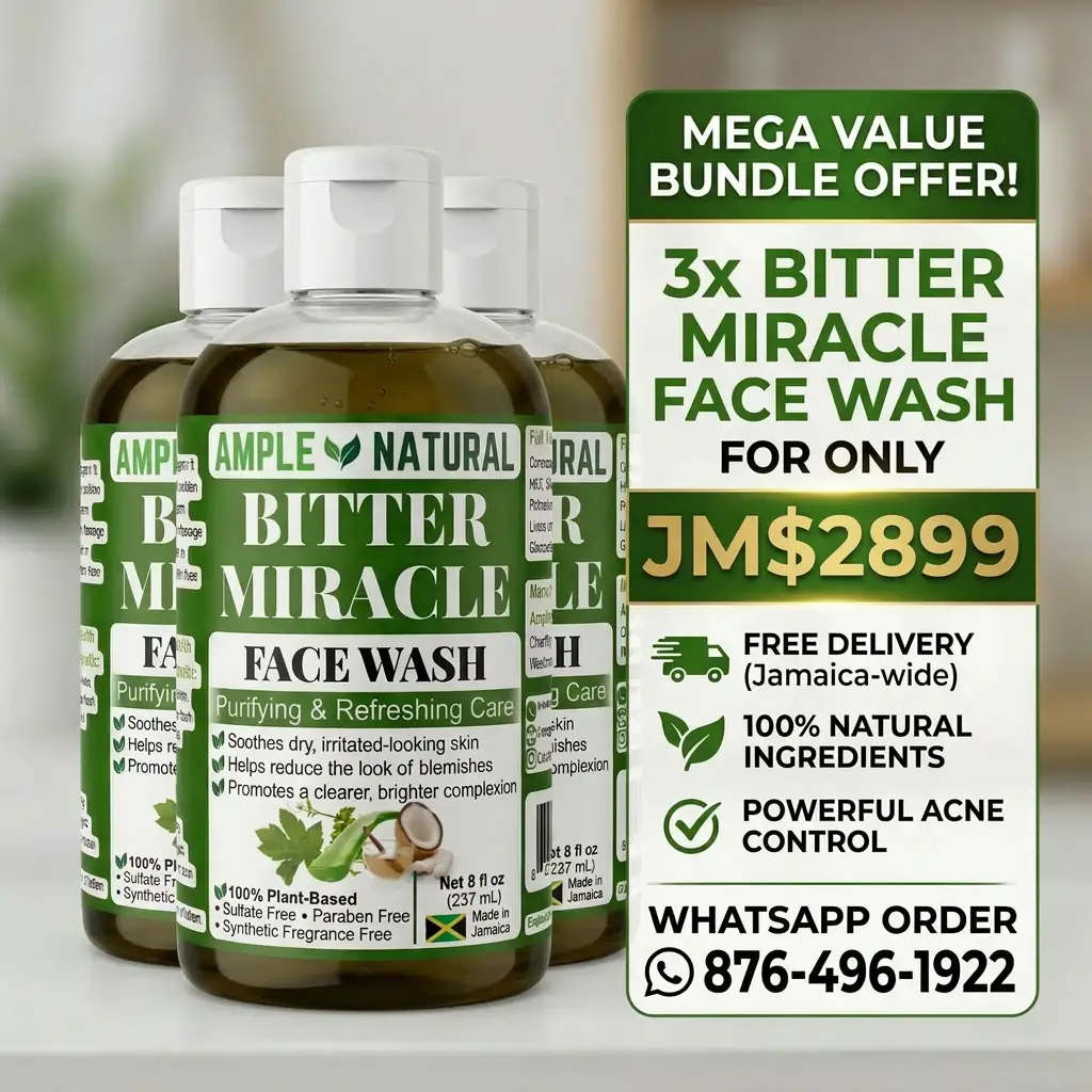 3 Pack Bitter Miracle Face Wash for JMD2899
