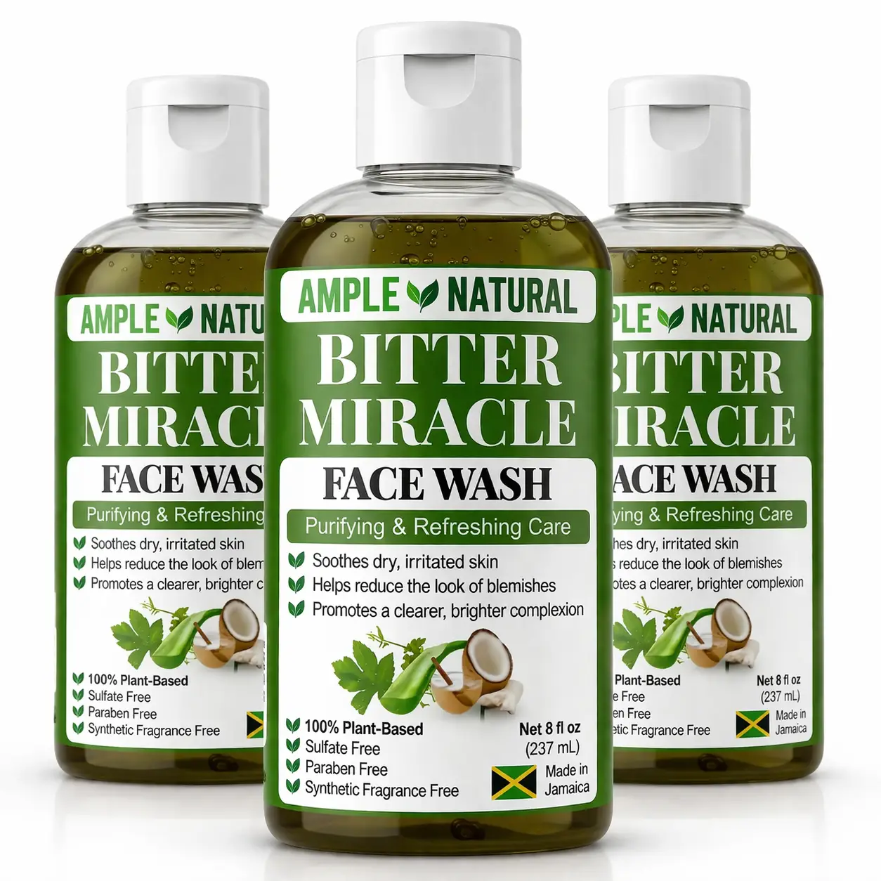 Bitter Miracle Face Wash 3-Pack