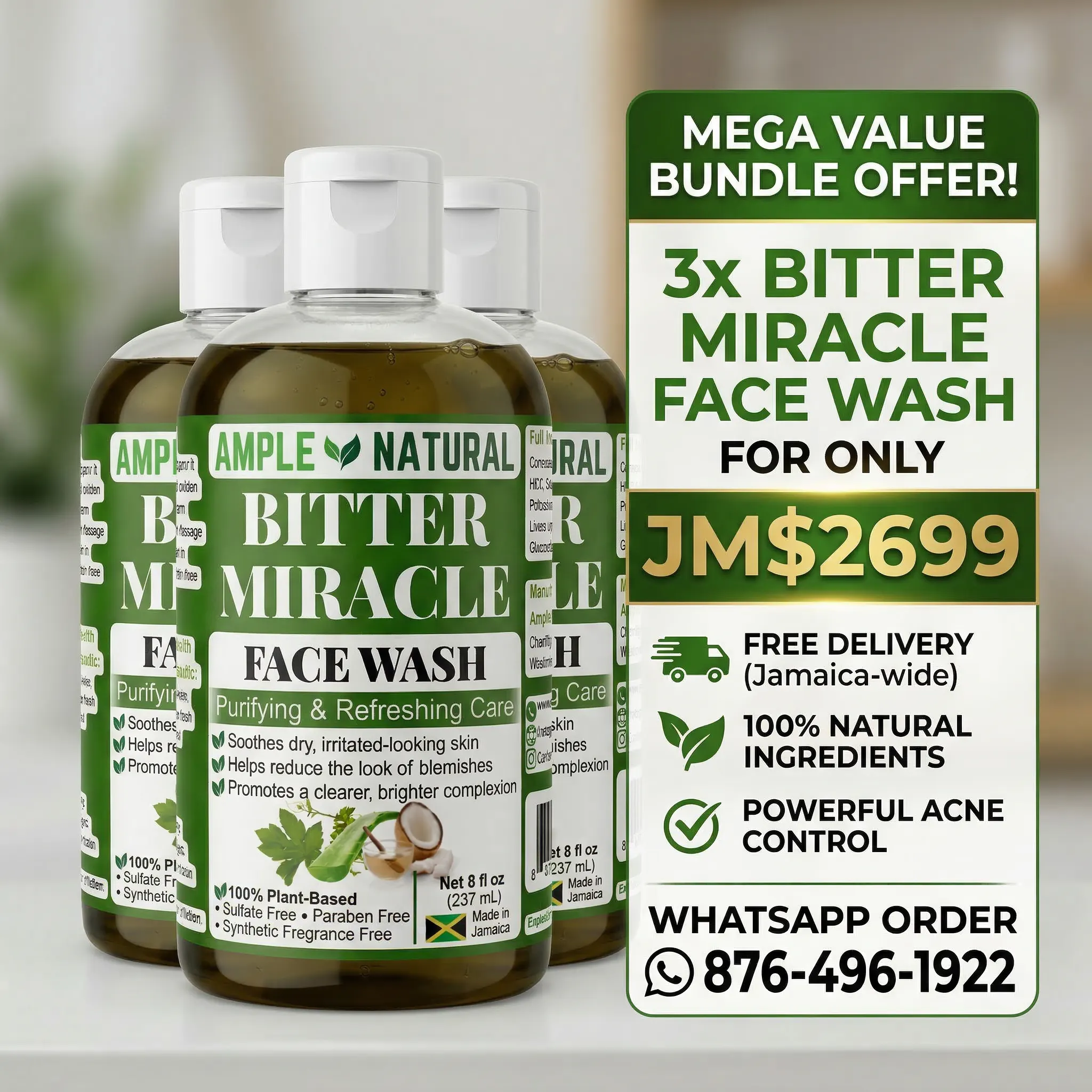 Bitter Miracle Face Wash Offers